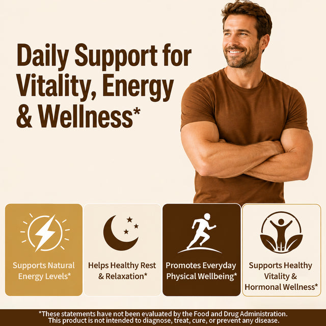 Ashwagandha+ Complex 1405mg | Herbal Blend | with Maca Root, Tribulus & Ginseng