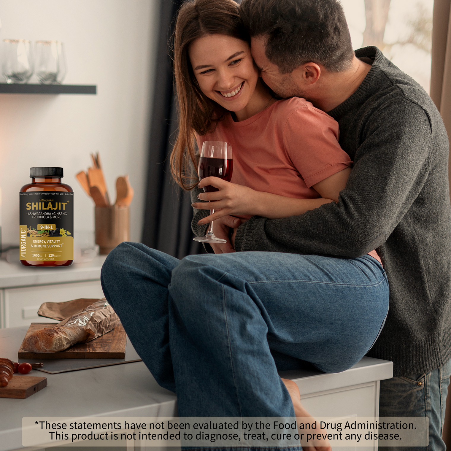 Himalayan Shilajit+ Complex 1600mg | Vitality & Performance | 9-in-1 Synergy with Ashwagandha, Tongkat Ali, Ginseng & more for Strength & Endurance
