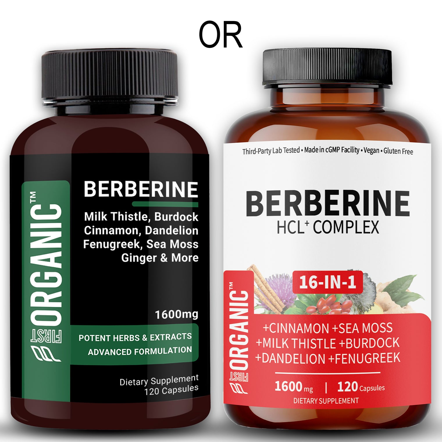 Premium Metabolic Guard+ Complex | Multi-Ingredient Botanical Blend with Berberine HCL, Cinnamon, Milk Thistle, NAC & Zinc | Plant-Based Daily Liver & Gut Formula | Third-Party Lab Tested, Vegan, Non-GMO, Gluten-Free, 60/120 Caps