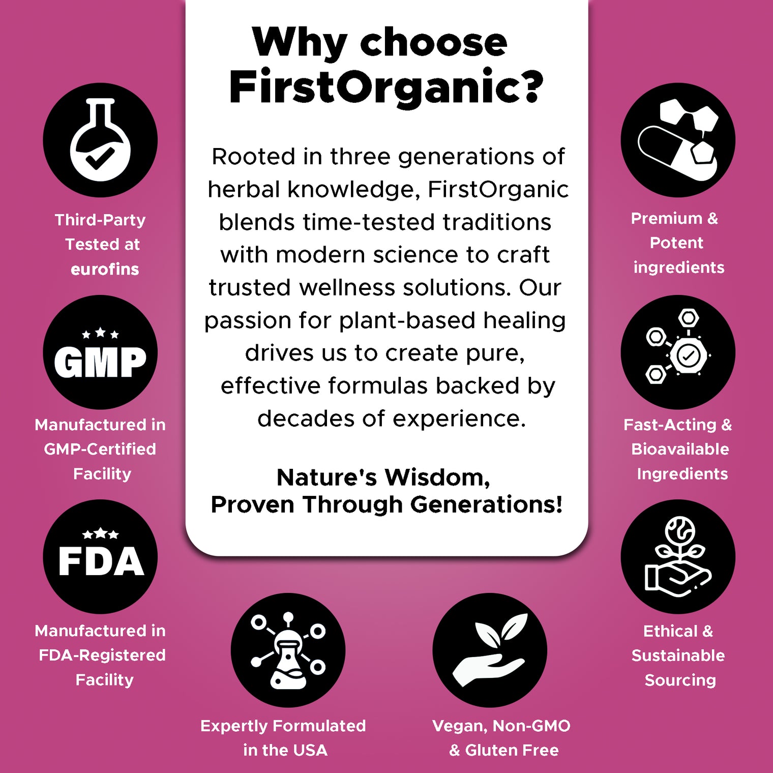 Fertility Hormones+ | Women’s Wellness Herbal Blend | Reproductive Balance & Conception Support | Third-party Tested, Vegan, Non-GMO, Gluten Free | 120 Capsules