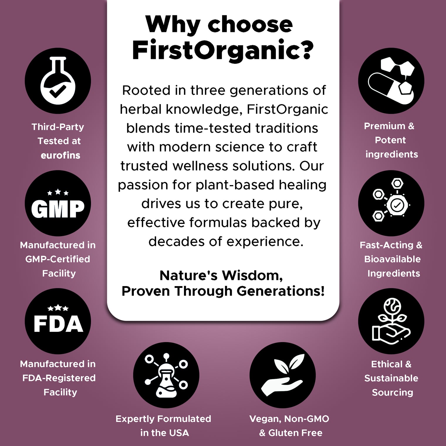 OvaHarmony Balance+ | Herbal Feminine Fertility, PCOD/ PCOS & Cycle Support | Third-Party Tested, Vegan, Non-GMO, Gluten Free | 120 Capsules