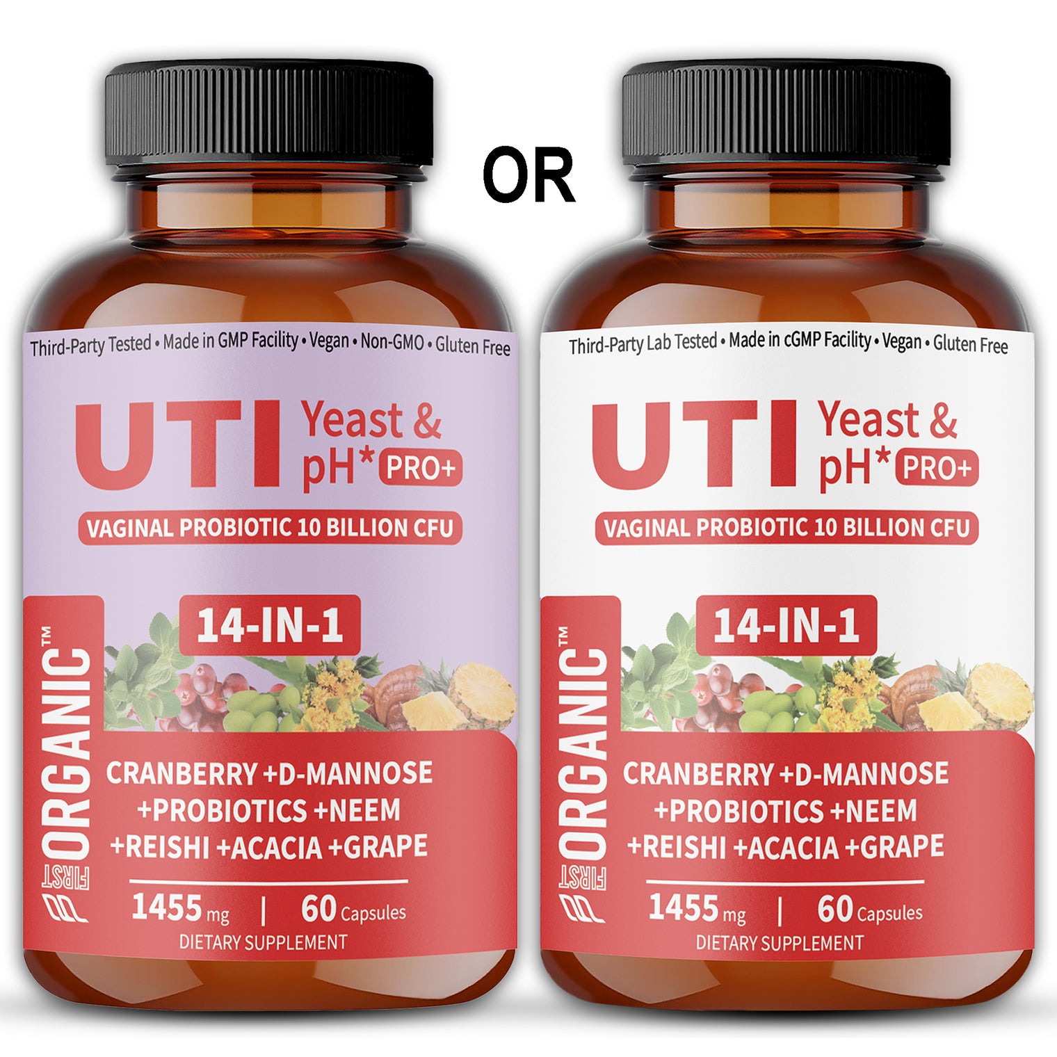 Women’s Vaginal Microflora Probiotic | Supports UTI, Yeast & pH Balance | Daily Hydration Blend with Cranberry, D-Mannose, Aloe & Hibiscus | Odor, Flora & Urinary Tract Care | Vegan, Non-GMO, 60Caps