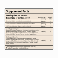 Berberine HCL+ Complex 1600mg | Glucose & Metabolic Balance | 16-in-1 Synergy with Milk Thistle, Cinnamon, Dandelion, Fenugreek & more for Gut & Liver Health